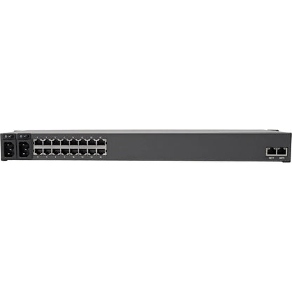 Tripp Lite Serial Console Server 16-Port 2 USB Ports Dual GbE 4 Gb Flash 1U