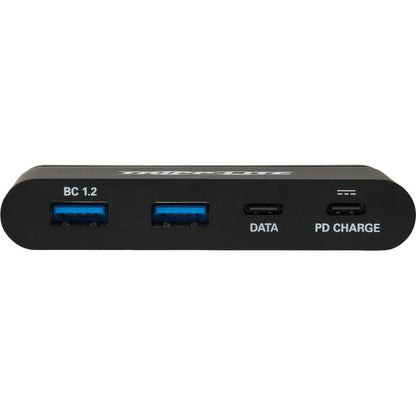 Tripp Lite USB C Hub USB 3.1 Gen 1, 2 USB C & 2 USB-A Ports, Charging 5 Gbps