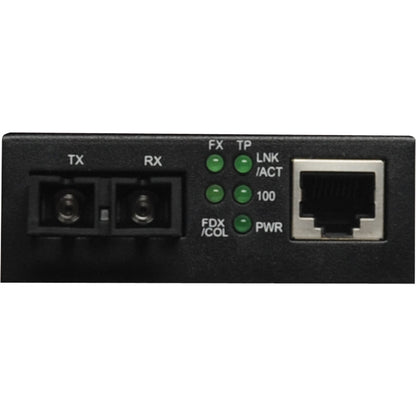 Tripp Lite Fiber Optic 10/100BaseT to 100BaseFX-SC Multimode Media Converter 2km 1310nm