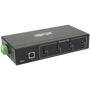 Tripp Lite USB 2.0 Hub Industrial 4-Port 15kV ESD Immunity Metal Mountable