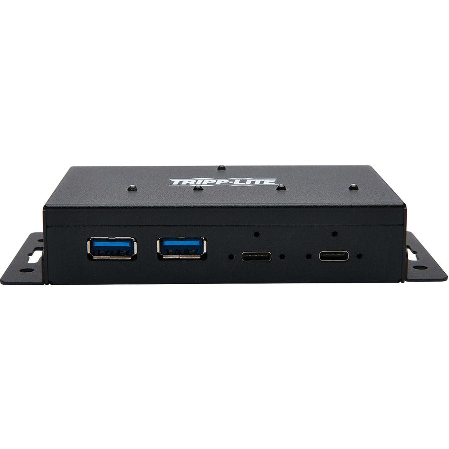 Tripp Lite USB Hub 4-Port Industrial 2 USB C & 2 USB-A USB 3.1 Gen 2 10Gbps