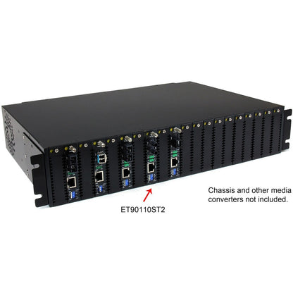 StarTech.com 10/100 Mbps Multi Mode Fiber Media Converter ST 2 km