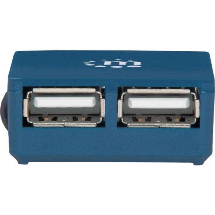 Manhattan 4-Port Hi-Speed USB 2.0 Micro Hub, Bus Power