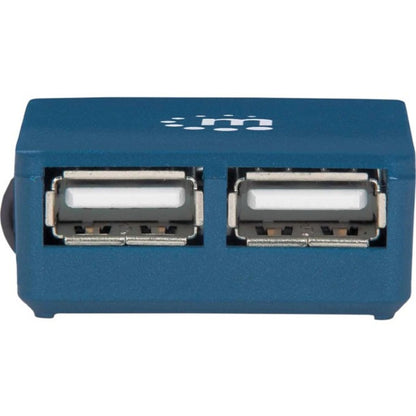 Manhattan 4-Port Hi-Speed USB 2.0 Micro Hub, Bus Power