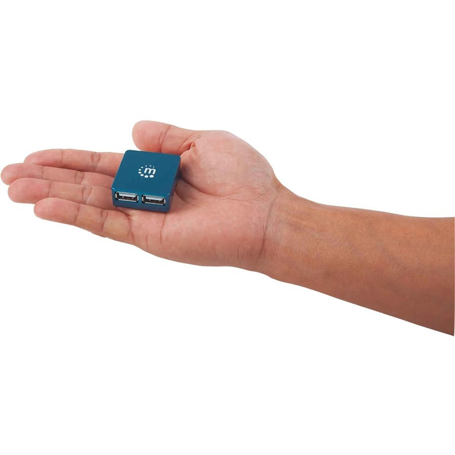 Manhattan 4-Port Hi-Speed USB 2.0 Micro Hub, Bus Power