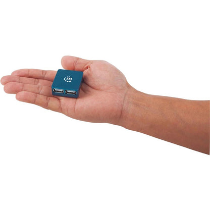 Manhattan 4-Port Hi-Speed USB 2.0 Micro Hub, Bus Power