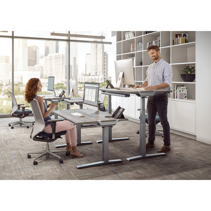 Fellowes High Pressure Laminate Desktop Gray Ash - 48"x24"