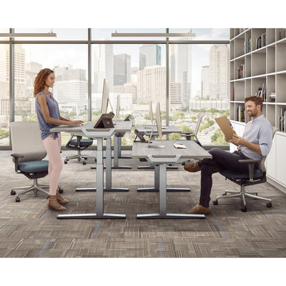 Fellowes High Pressure Laminate Desktop Gray Ash - 48"x24"