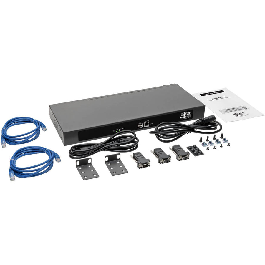 Tripp Lite Serial Console Server 48-Port 2 USB Ports Dual GbE 4 Gb Flash 1U