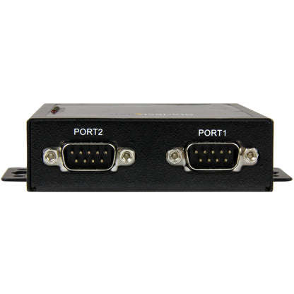 StarTech.com 2 Port Serial-to-IP Ethernet Device Server - RS232 - Metal and Mountable - Serial Device Server
