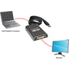 Tripp Lite USB 2.0 to DVI/VGA Dual Multi-Monitor External Video Graphics Card Adapter 1080p 60Hz