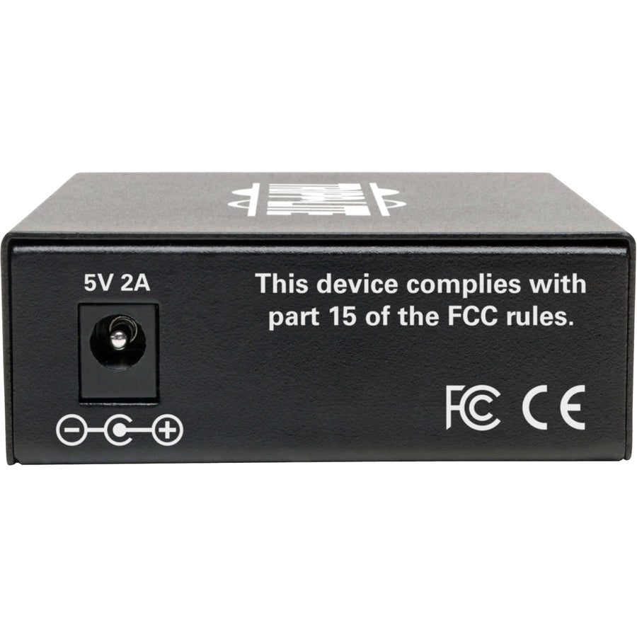 Tripp Lite Gigabit SMF Fiber to Ethernet Media Converter 10/100/1000 SC