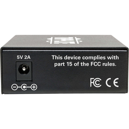 Tripp Lite Gigabit SMF Fiber to Ethernet Media Converter 10/100/1000 SC