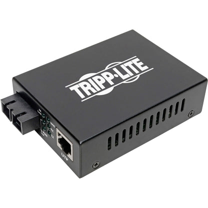 Tripp Lite Gigabit SMF Fiber to Ethernet Media Converter 10/100/1000 SC
