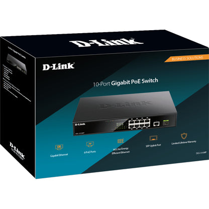 D-Link 10-Port Gigabit Rackmount PoE Switch