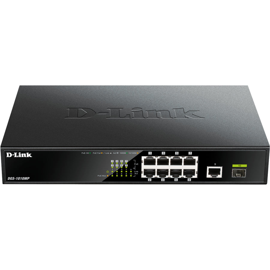 D-Link 10-Port Gigabit Rackmount PoE Switch