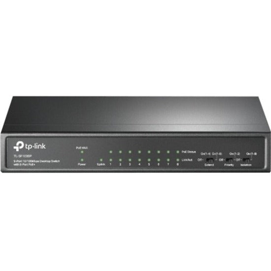 TP-Link 9-Port 10/100Mbps Desktop Switch with 8-Port PoE+