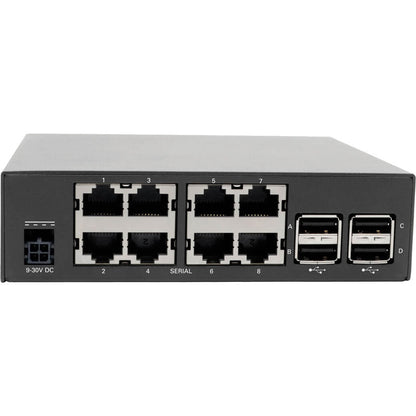 Tripp Lite 8-Port Console Server Built-In Modem Dual GbE NIC Flash Dual SIM