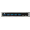 StarTech.com 7 Port USB C Hub with Fast Charge - 5x USB-A & 2x USB-C (USB 3.0 SuperSpeed 5Gbps) - USB 3.1 Gen 1 Adapter Hub - Self Powered