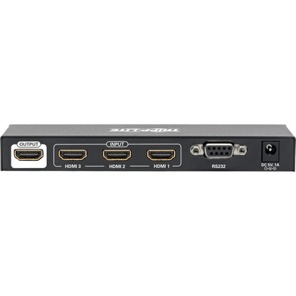Tripp Lite 3-Port HDMI Switch for Video & Audio 4K x 2K UHD 60 Hz w Remote