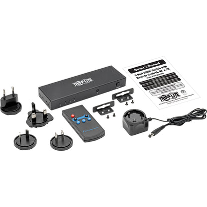 Tripp Lite 3-Port HDMI Switch for Video & Audio 4K x 2K UHD 60 Hz w Remote