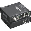 Black Box Fast Ethernet (100-Mbps) Hardened Temperature Switch - (2) 10/100-Mbps Copper RJ45, (1) 100-Mbps Multimode Fiber, 1300nm, 2km, SC