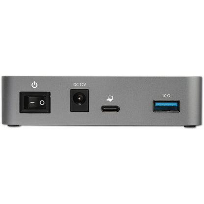 StarTech.com 4 Port USB C Hub with Power Adapter, USB 3.1/3.2 Gen 2 (10Gbps), 4x USB Type A, Self Powered, Fast Charge Port, Mountable