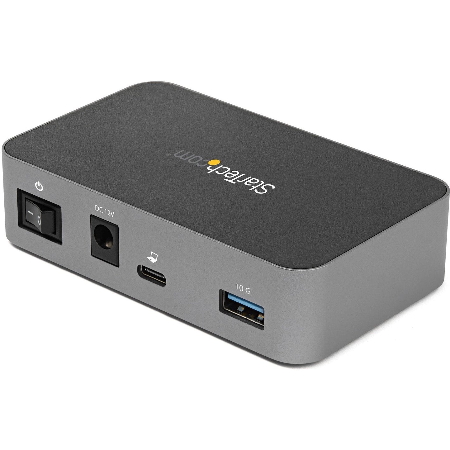 StarTech.com 4 Port USB C Hub with Power Adapter, USB 3.1/3.2 Gen 2 (10Gbps), 4x USB Type A, Self Powered, Fast Charge Port, Mountable