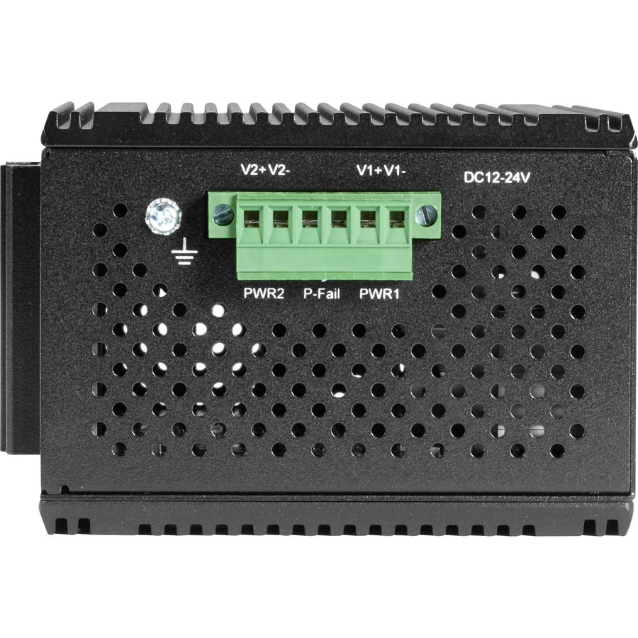 Black Box Industrial (8) 10/100/1000 PoE + (2) Gigabit Ethernet Switch