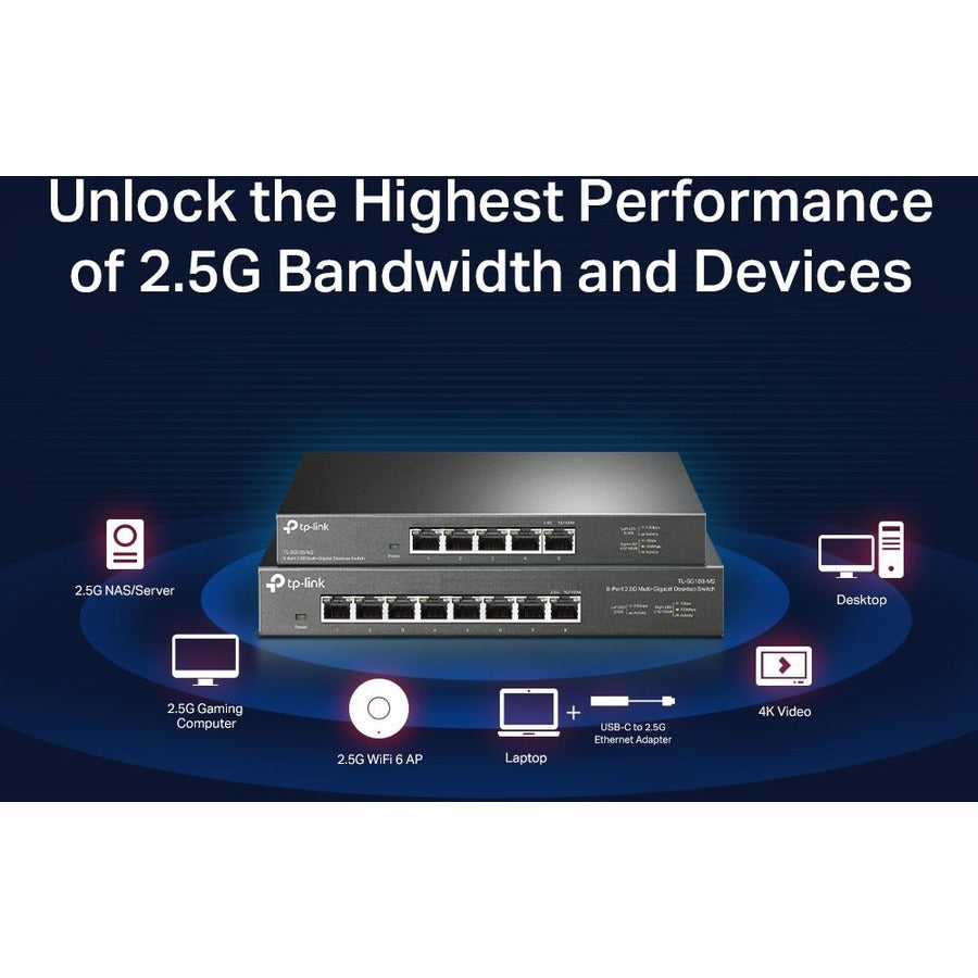 TP-Link 8-Port 2.5G Desktop Switch
