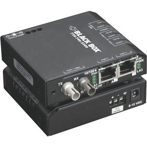 Black Box Hardened Fast Ethernet Media Converter Switch