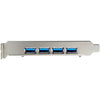 StarTech.com 4-Port USB PCIe Card - 10Gbps USB 3.1/3.2 Gen 2 Type-A PCI Express Expansion Card - 2 Controllers - 4xUSB - Windows/Mac/Linux