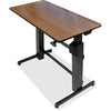 Ergotron WorkFit-D, Sit-Stand Desk (Walnut Surface)
