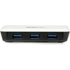 StarTech.com USB 3.0 to Gigabit Ethernet NIC Network Adapter with 3 Port Hub - White