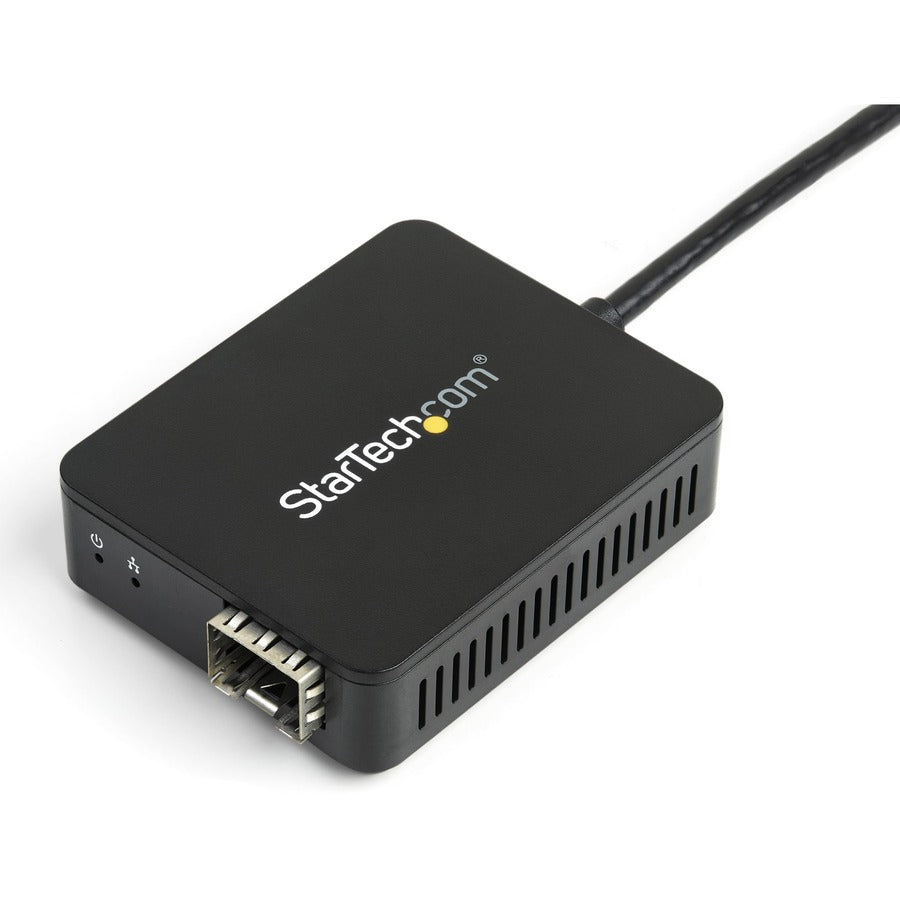 StarTech.com USB 3.0 to Fiber Optic Converter - USB to Open SFP Adapter -  Gigabit Network Adapter Multi Mode(MMF)/Single Mode Fiber(SMF)