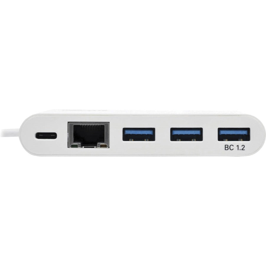 Tripp Lite 3-Port USB-C hub w/ GbE, USB-C Charging USB Type C USB 3.1 Hub
