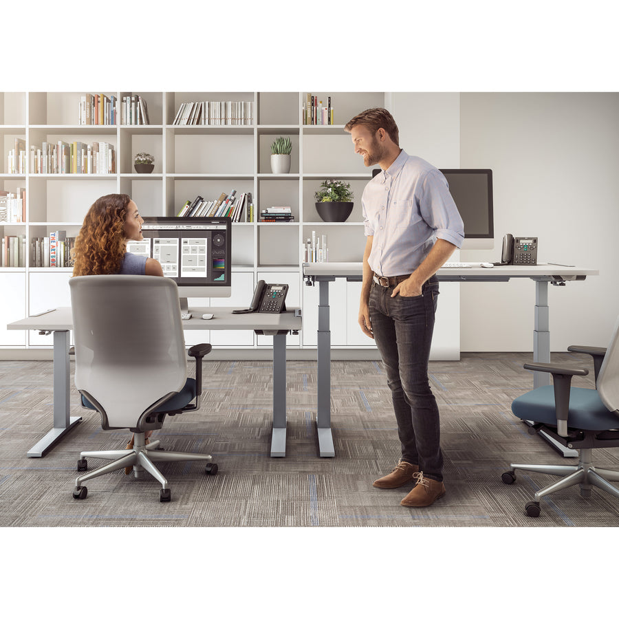 Fellowes High Pressure Laminate Desktop Gray - 48"x24"