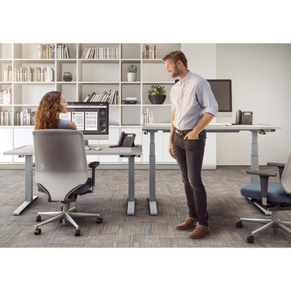 Fellowes High Pressure Laminate Desktop Gray - 48"x24"