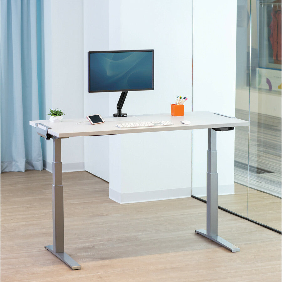Fellowes High Pressure Laminate Desktop Gray - 60"x30"