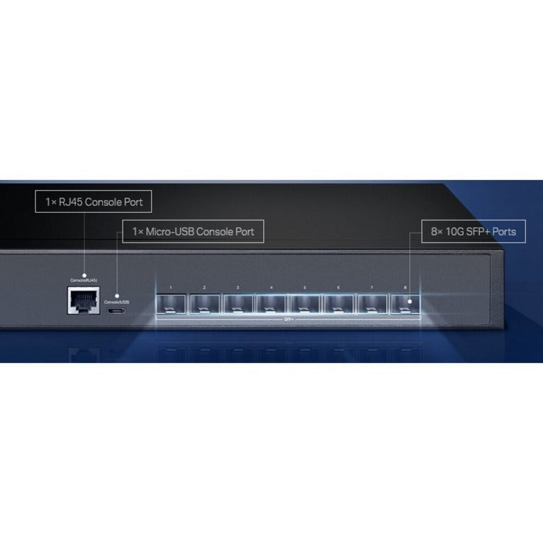 TP-Link JetStream 8-Port 10GE SFP+ L2+ Managed Switch
