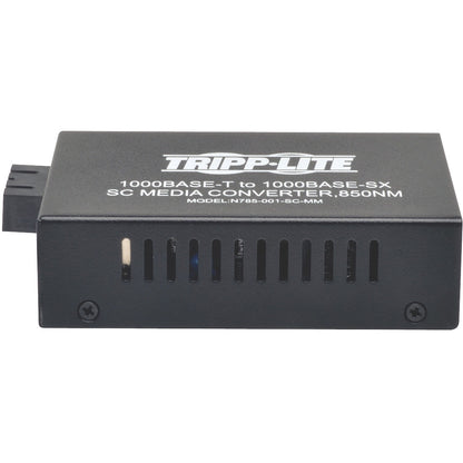 Tripp Lite SC Multimode Fiber Media Converter Gigabit 10/100/1000 RJ45 550M 850nm