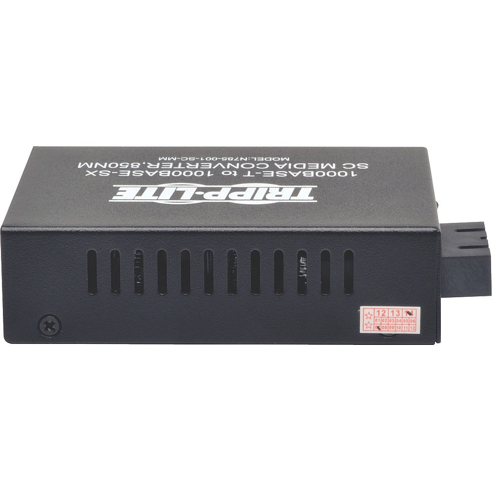 Tripp Lite SC Multimode Fiber Media Converter Gigabit 10/100/1000 RJ45 550M 850nm