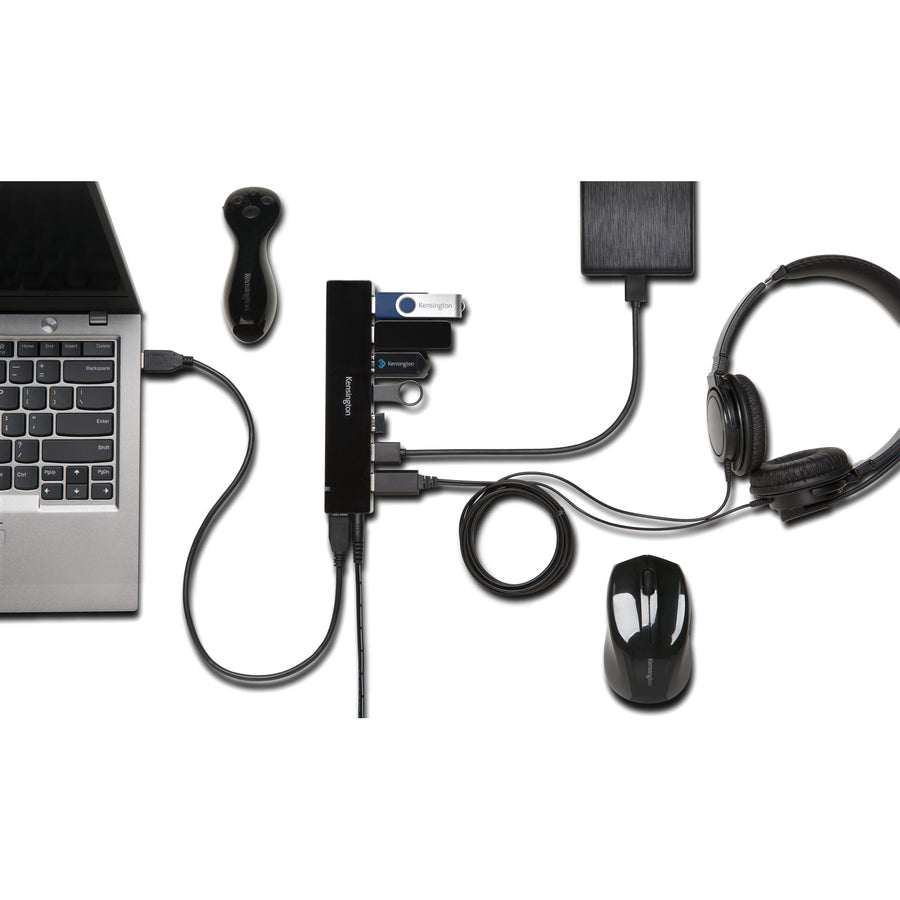 Kensington USB 3.0 7-Port Hub with Charging