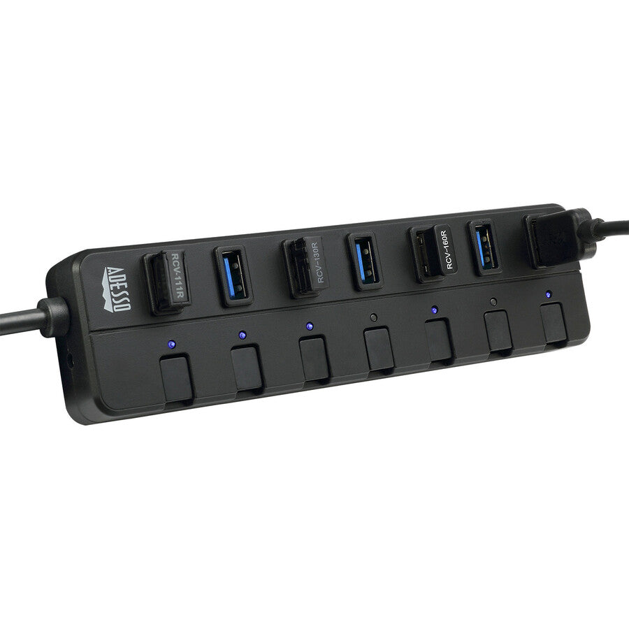Adesso 7-ports USB 3.0 Hub with 5V2A Power Adaptor