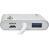 Tripp Lite 4-Port Portable USB 3.0 SuperSpeed Mini Hub Aluminum