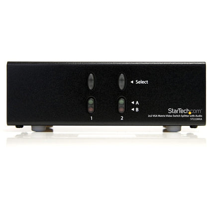 StarTech.com 2x2 VGA Matrix Video Switch Splitter with Audio