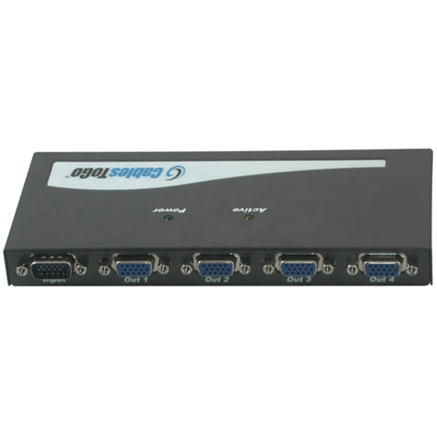 C2G 4-Port UXGA Monitor Splitter/Extender (Male Input)