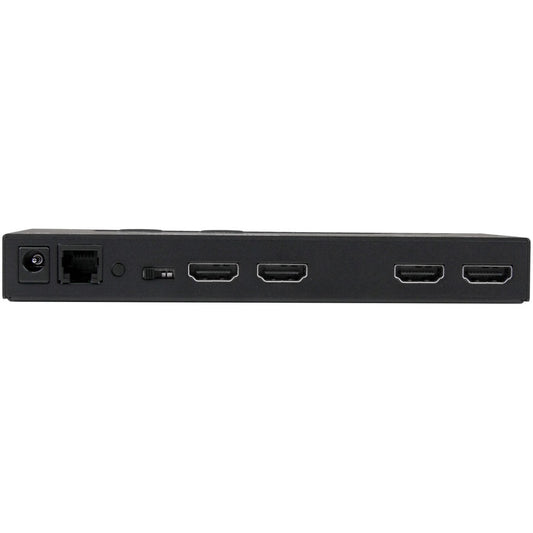 StarTech.com 2x2 HDMI Matrix Switch - 4K with Fast Switching, Auto-Sensing and Serial Control