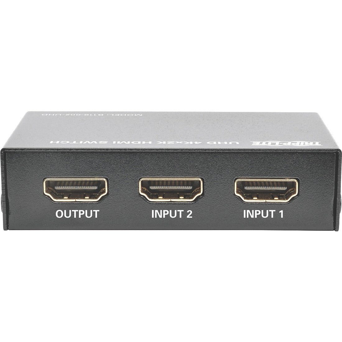 Tripp Lite 2-Port HDMI Switch for Video & Audio 4K x 2K UHD 60 Hz w Remote
