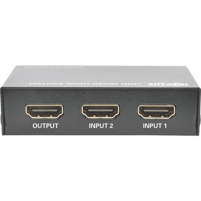 Tripp Lite 2-Port HDMI Switch for Video & Audio 4K x 2K UHD 60 Hz w Remote